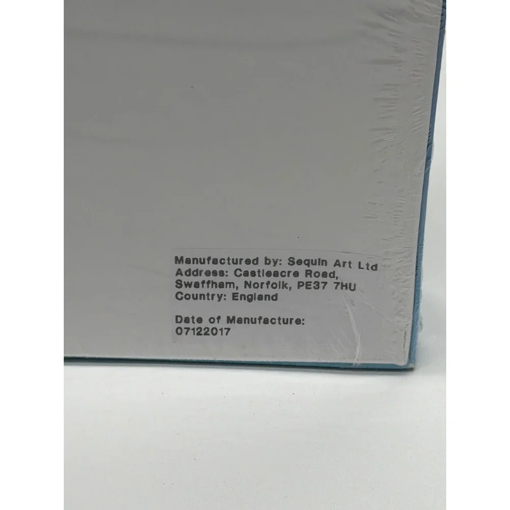 KSG Sequin Art Snow‎ Leopard Sparkling Picture Craft Kit 25x34cm New Sealed 2017